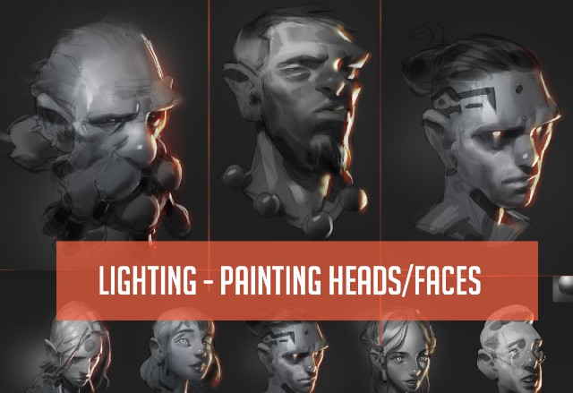 دوره نورپردازی برای نقاشی سر و صورت